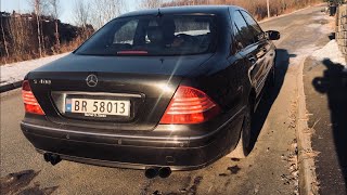 Straight pipe S400 CDI start up and revs [upl. by Sulakcin]