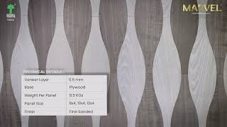 Marvel Veneer Panels  WAVE Veneer  Natural Veneers [upl. by Iraam]