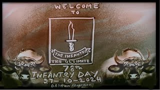 INFANTRY DAY INDIAN ARMYHYDERABAD SANDART by SUDHAKANTH [upl. by Fulmer562]