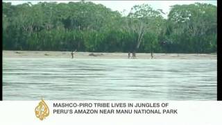 Pictures released of uncontacted Peru tribe [upl. by Atrice]