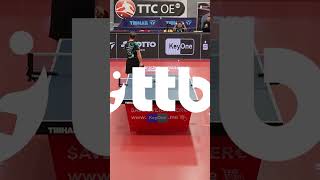 Stegers magic backhand👏against Karlsson TTBL [upl. by Etka638]