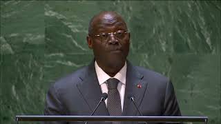 Côte dIvoire President Addresses United Nations General Debate 78th Session [upl. by Tudor]