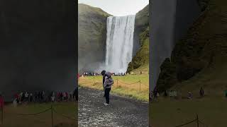 Gullfoss waterfalls in Iceland vlog 1 Marianktravelvlogs [upl. by Tildi]