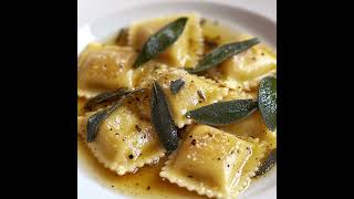 Homemade Lemon Ricotta Ravioli with Brown Butter Sage Sauce  RestaurantQuality Pasta [upl. by Rebane823]