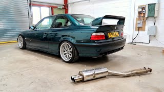 New E36 exhaust sounds SO GOOD [upl. by Akemeuwkuhc250]