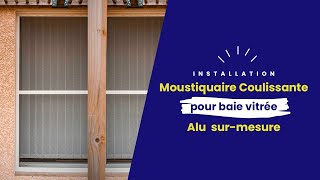 Moustiquaire Coulissante pour Baie Vitrée [upl. by Enia9]