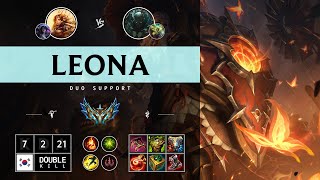 Leona Support vs Pyke  KR Challenger Patch 1413 [upl. by Retsek630]