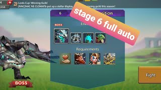 lords mobile Limited Challenge Barbaric Journey stage 6 full auto [upl. by Dutch950]