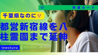 【千葉県なのに】都営新宿線を都立八柱霊園まで延伸 [upl. by Valerie866]