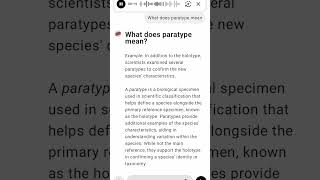 What does paratype mean [upl. by Mathur]