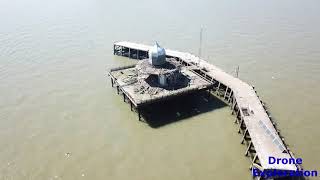 Herne Bay Pier left abandoned and isolated at sea [upl. by Ashbey]