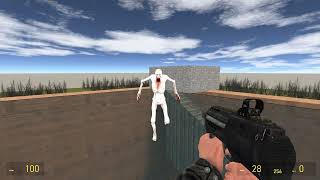 SCP 096 and SCP 096 paradox and SCP 173  s CHAOS in MAZEGARRYS MOD SANDBOX [upl. by Nnylharas842]