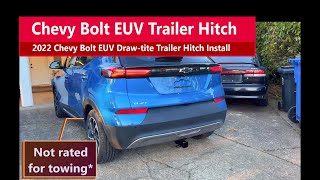 Installing a Trailer Hitch on my 2022 Chevy Bolt EUV Drawtite [upl. by Buzz46]