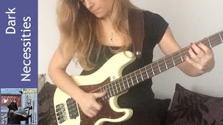 Red Hot Chili Peppers  Dark Necessities bass cover Barbara Mazur [upl. by Midas]