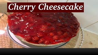 NoBake Cherry Cheesecake  Cherry Cheesecake Recipe  No Bake CheeseCake Recipe  Dessert [upl. by Eisnil685]