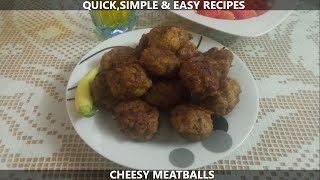 Cheesy Meatballs  Quick Simple amp Easy Recipes [upl. by Oriel]