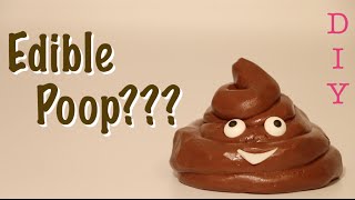 How To Make Edible Poop Emoji  Edible Chocolate Play Doh [upl. by Acnaib]