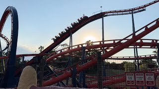 Scorpion at Busch Gardens Tampa Bay 4K OffRide and OnRide POV [upl. by Ahsienot]