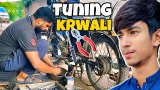 Finally Bike Ki Tuning Or Service Krwali❤️ [upl. by Katya]