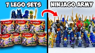 I Built a Mech for EVERY Ninja by ArmyBuilding the NEW Ninjago Battle Pack [upl. by Adialeda]