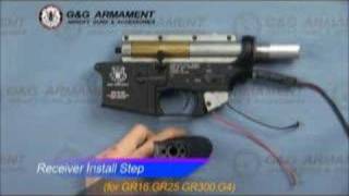 Airsoft AEG GampG GR16 M16 Receiver Assembly by AirSplat [upl. by Marnia]