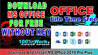 MS Office 2019 Free Download How To Download and Install Microsoft 2019 Pro Plus In Windows 10 2023 [upl. by Beniamino]