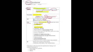 NICU in a nutshell  Mirror Syndrome Vs Preeclampsia Cloherty Neonatal Care [upl. by Naleag]