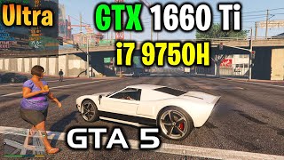 GTA 5 GTX 1660 Ti  i7 9750H  Maxed out settings in 1080p [upl. by Airbma]