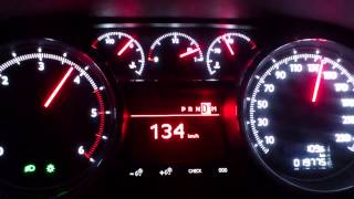 Peugeot 508 20 hdi aut2013 163hp 340nm 0100 0190 acceleration [upl. by Zindman]