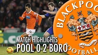 Blackpool v Middlesbrough  Championship Highlights 20132014 [upl. by Crosby120]