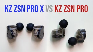 Comparativa Sonido KZ ZSN Pro X vs KZ ZSN Pro [upl. by Lodge]