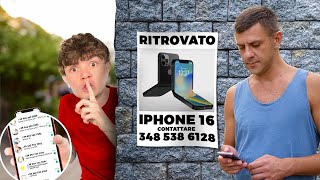 FINGO DI TROVARE UN IPHONE 16 PER VEDERE QUANTI TRUFFATORI CI SONO [upl. by Asiram]