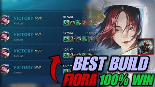 BEST FIORA BUILD SEASON 12 WILDRIFT [upl. by Adnir]