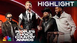 MGK Is Thrilled to Win The Crossover Song of 2024 at the Peoples Choice Country Awards  NBC [upl. by Gene321]