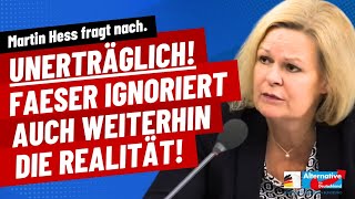 Unerträglich Faeser ignoriert auch weiterhin die Realität [upl. by Cassell]