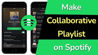 How to Make a Collaborative Playlist on Spotify app [upl. by Lamee]