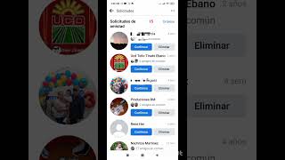 cómo buscar las solicitudes enviadas en facebook tutorial android tutoriales facebook [upl. by Ainelec]