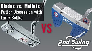 Blades vs Mallets  Putter Style Comparison with master fitter Larry Bobka [upl. by Dionne]