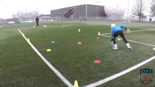 Torwarttraining am Deutschen Fußball Internat [upl. by Yesnil]