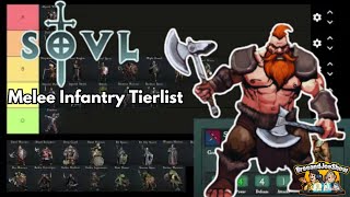 SOVLMelee Infantry Tier List [upl. by Radferd]