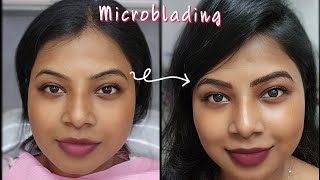 MICROBLADING  After 9 month update  Eyebrow tattooing  Permanent Eyebrow youtube microblading [upl. by Dang632]