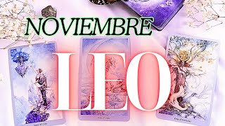 LEO quotBendiciones PREDESTINADAS Tarot NOVIEMBRE 2024 [upl. by Awhsoj]