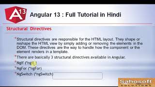 Directives in Angular 13  Angular 13 Tutorial in Hindi [upl. by Yseulta61]