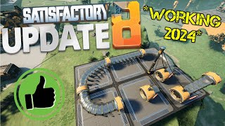 Human Accelerator Cannon 2024 WORKING VERSION  Satisfactory Update 8  Relaxing Playthrough [upl. by Enyehc]