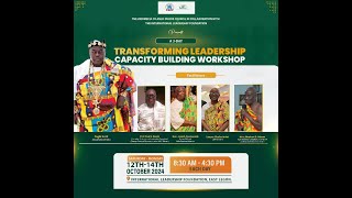 Transformational leadership and capacity building [upl. by Enidlareg]