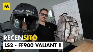 LS2 FF900 Valiant II Casco modulare convertibile [upl. by Adrien499]