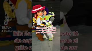 Toy Story en las FIESTAS PATRIAS 🇲🇽 shorts toystory woody buzzlightyear fiestaspatrias baile [upl. by Ennayk]