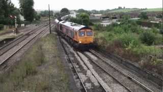 Barnetby Freight Trains Part 2 August 24th 2012 [upl. by Ailen254]