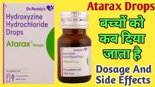 Atarax Drops  Hydroxyzine Hydrochloride Drops  Uses Dosage And Side Effects  बच्चों के Alergy [upl. by Zea257]