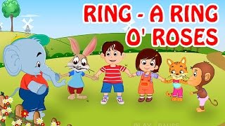 Ring  A Ring O Roses  Nursery English Rhymes [upl. by Ocnarfnaig448]